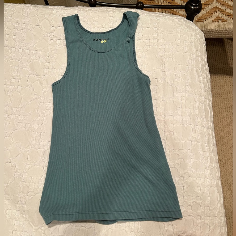 Blue Tank top with detail